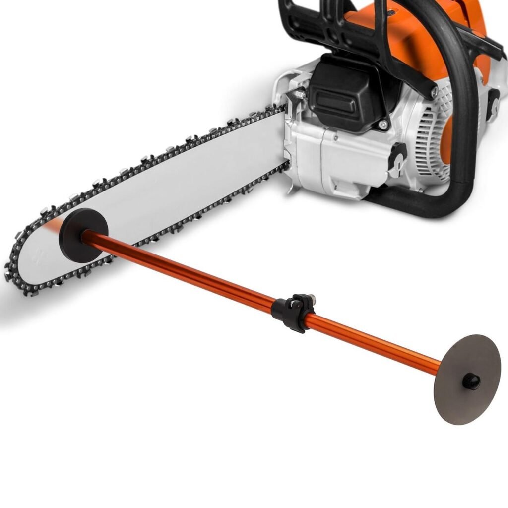 Magnetic Chainsaw Firewood Measuring Tool — Adjustable Log Length Marker